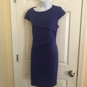Purple stretchy fitted dress for any occasion!